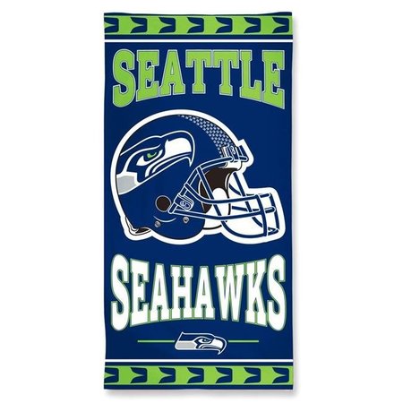 SIGNED AND SEALED Seattle Seahawks Beach Towel - New Design SI21560